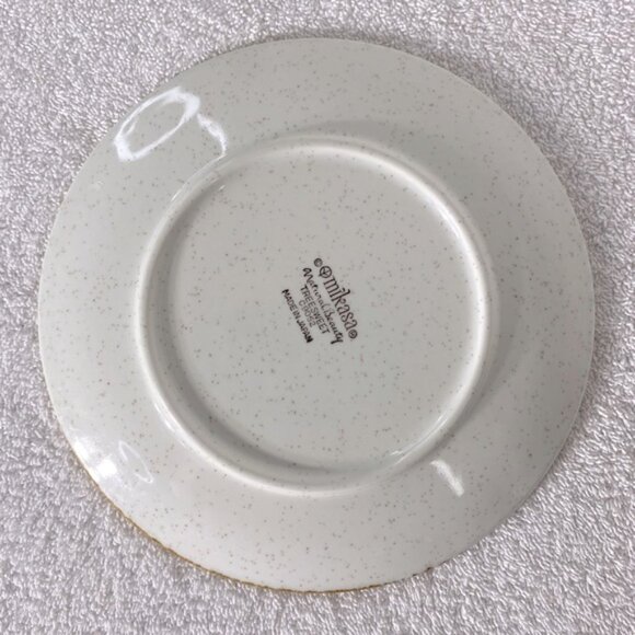 Vintage MCM Mikasa Natural Beauty Treesweet C9052 Stoneware Side Plates x2 - Picture 9 of 9